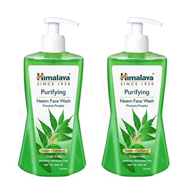 Himalaya Purifying Neem Face Wash 400Ml (Pack Of 2)