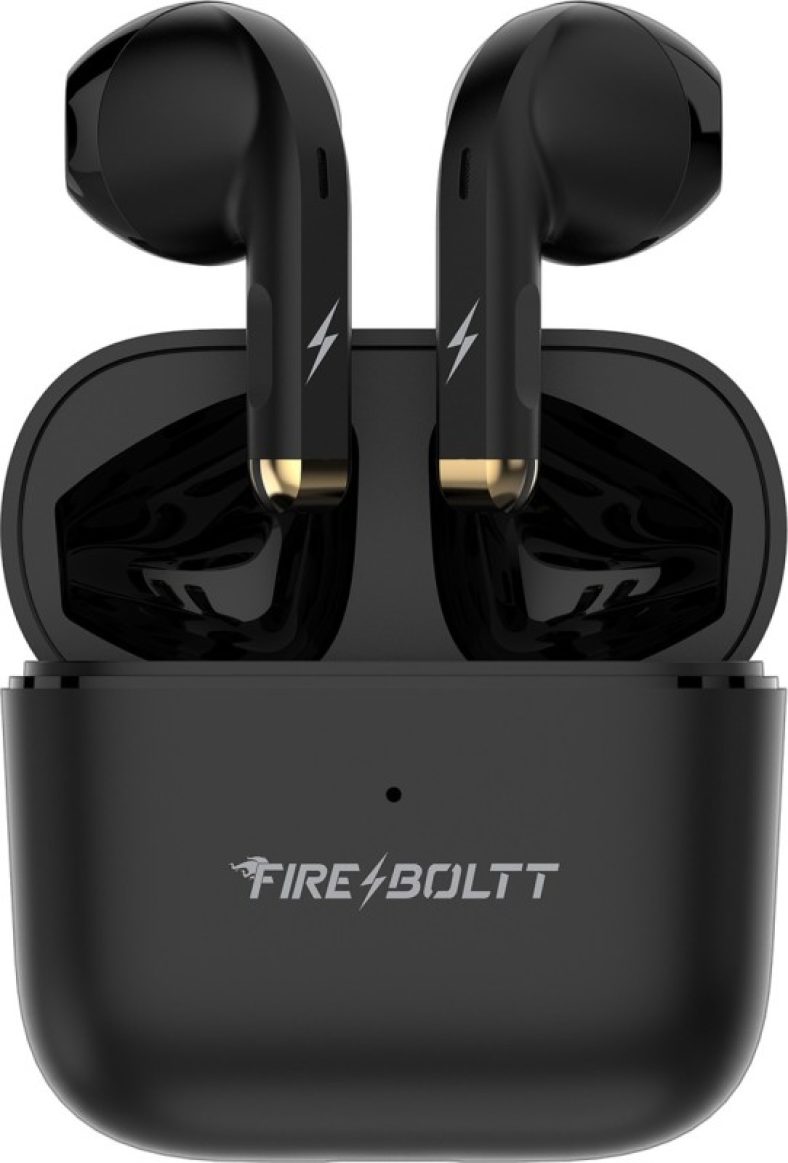Fire-Boltt Fire Pods Ninja G201 Earbuds Tws Iwp Hd Calls, Quick Charge 24Hrs Playback Bluetooth Headset(Black, True Wireless)