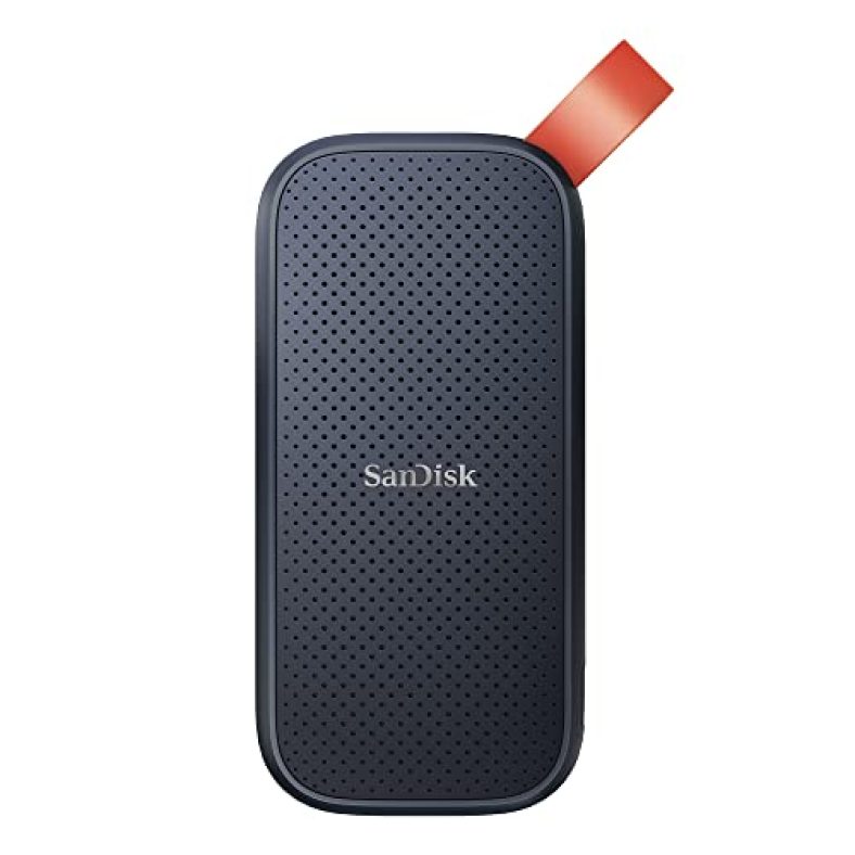 Sandisk 480Gb Portable Ssd, 520Mb/S R, Usb 3.2 Gen 2, Rugged Ssd With Upto 2 Meter Drop Protection, Type-C To Type-A Cable, Pc & Mac Compatible, 3 Y Warranty, External Ssd (Sdssde30-480G-G25)