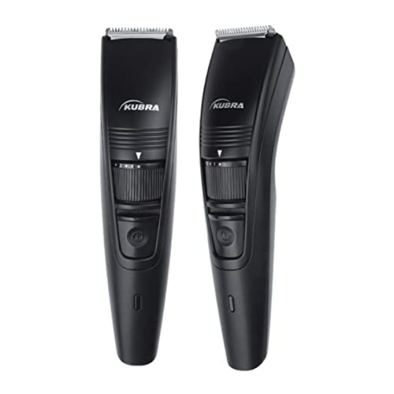 Kubra Kb-1014 Usb 45 Min Runtime, Adjustable 20 Length Setting, Ultra Sleek Beard Trimmer For Men (Black)