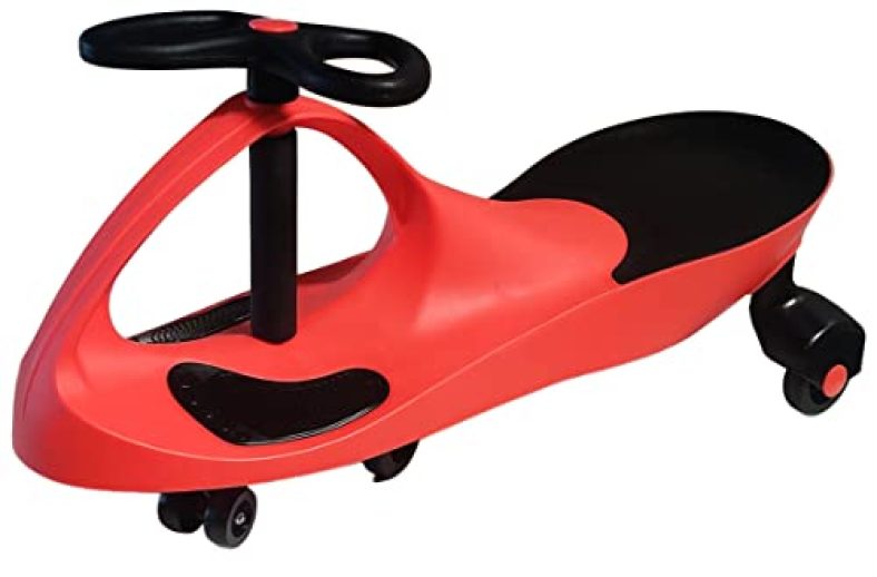 Brunte Kids Swing Cars Magic Car Swing Cars For Kids | Ride On Car For Kids, Pp Scratch Free Wheels | Push Ride On Toy Kids Car | Ride On Magic Car For Kids To Drive 3 To 8 Years Boy Girl (Red)