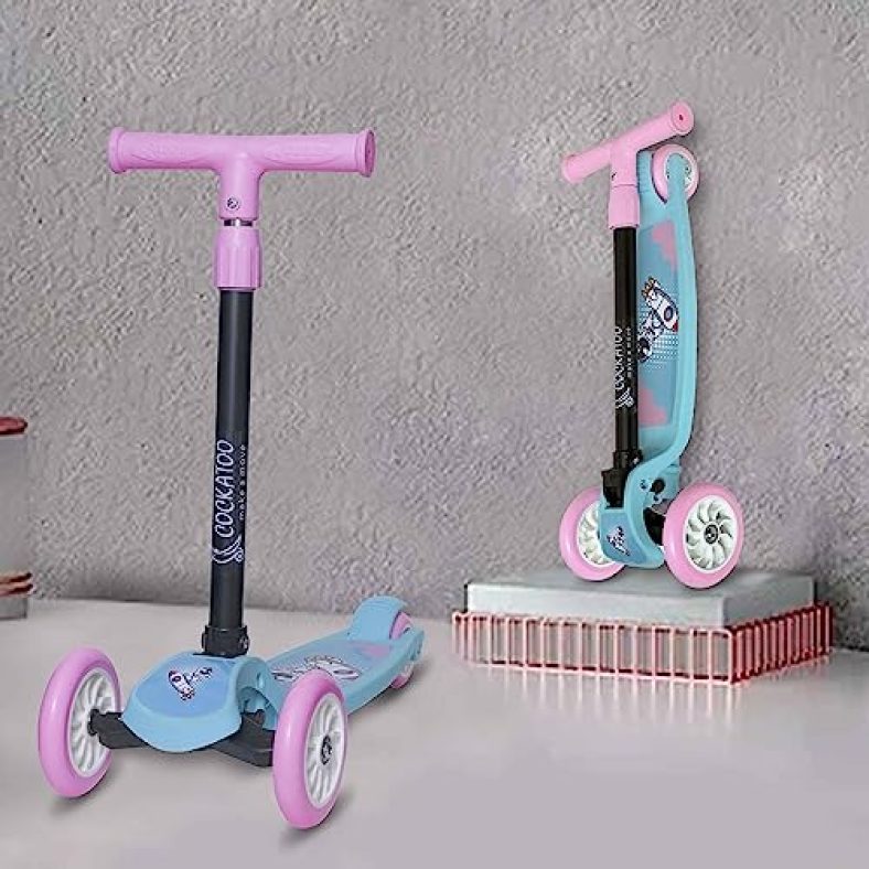 Cockatoo Rat&Cat Series Ks02 Kick Scooter 3 To 10 Years Boys & Girls, Kick Scooter With Pvc Wheels &(6 Month Warranty)