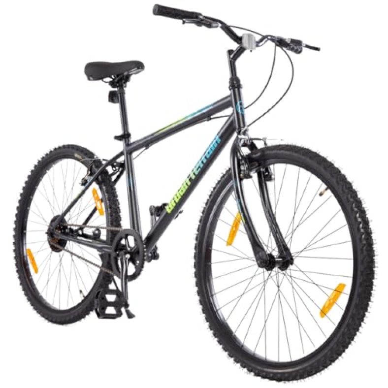 Urban Terrain Maza 26” Blue City Lite Bike With Free Cycling Event & Ride Tracking App By Cultsport (18 Inch Frame, Ideal For Unisex)