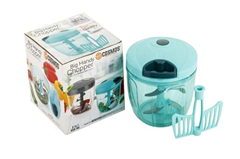 E-Cosmos Smart Handy Multi-Purpose Fruit & Vegetable Cutter Chopper (950Ml,Green, Pack Of 1)