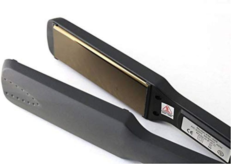 Nexttech Professional Km-329 Black Hair Straightener Straightener With Silk Protect Technology. Straighten, Curl, Suitable For All Hair Types