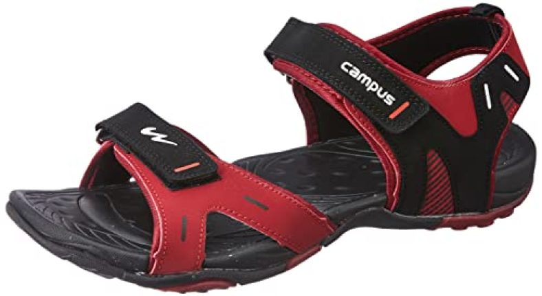 Campus Men’S Sd_053 Rust-Blk-Wht Sandal -7 Uk/India