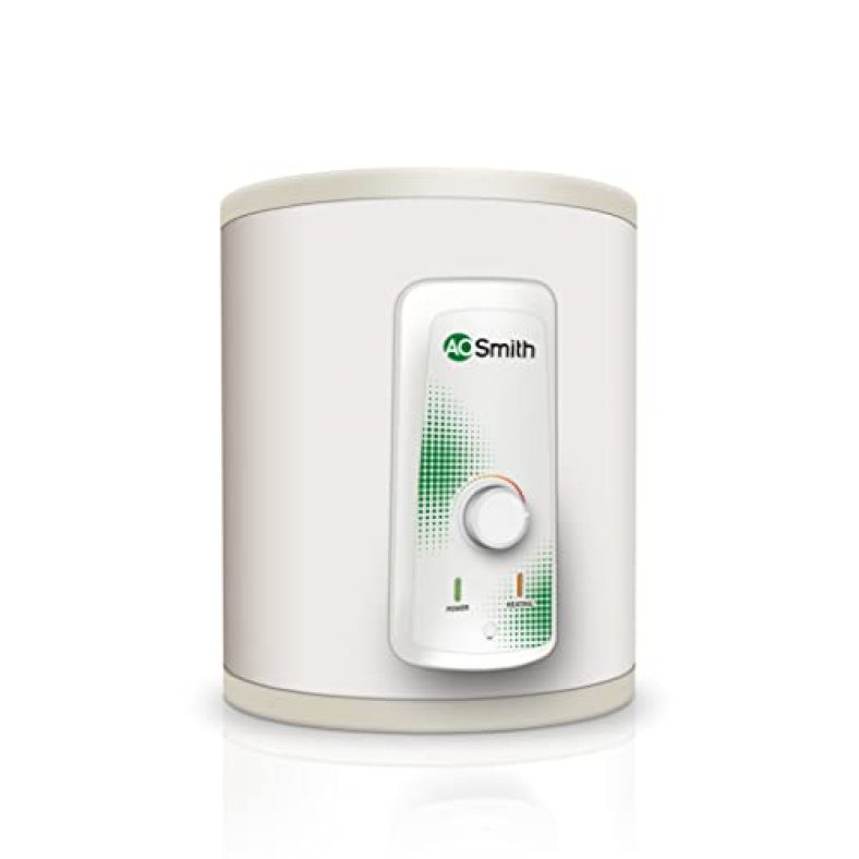 Ao Smith Hse-Vas-X-015 Storage 15 Litre Vertical Water Heater (Geyser) Rust-Proof Outer Body|High Energy Efficiency|Suitable High-Rise Buildings Wall Mounting|8 Bar High Pressure Rating