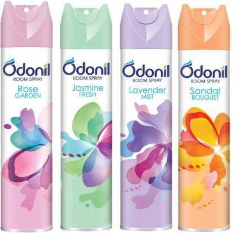 Odonil Lavender, Jasmine, Rose, Sandal Spray(4 X 150 Ml)