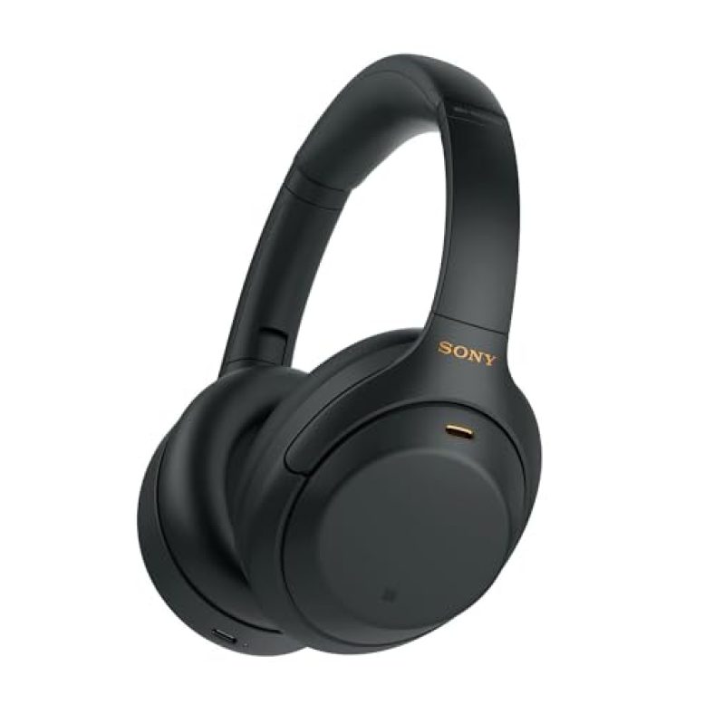 Sony Wh-1000Xm4 Industry Leading Wireless Noise Cancellation Bluetooth Over Ear Headphones With Mic For Phone Calls, 30 Hours Battery Life, Quick Charge, Aux, Touch Control And Voice Control – Black