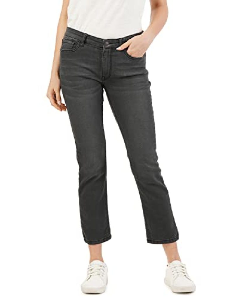 Inkd Women’S Buttersoft Skinny Fit Jeans- Stretchable (Graphite, 30)