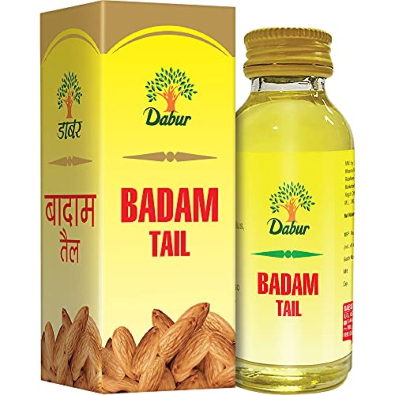 Dabur Badam Tail – 100Ml | Sweet Almond Oil | Rich In Vitamin-E | For Healthy Hair & Skin | Sharpens Brain | Improves Digestion | Extracted From Almonds