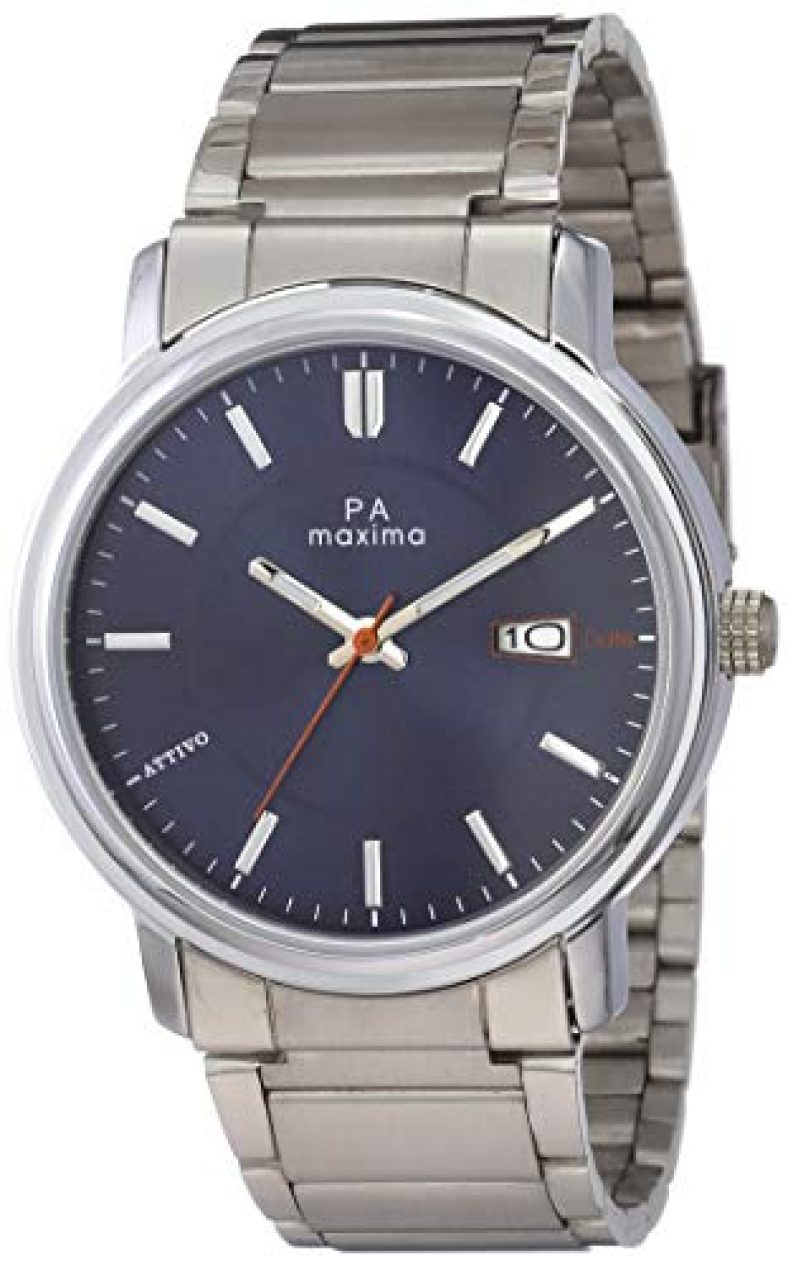 Maxima Analog Black Dial Men’S Watch – 57760Cmgi