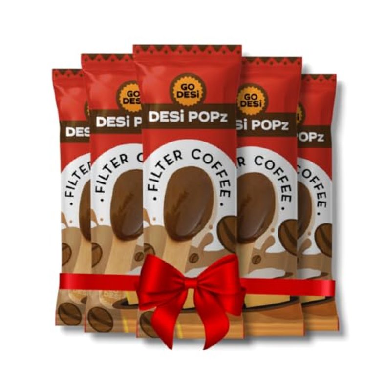 Go Desi Coffee Candy, 40 Pcs, Desi Popz, Filter Coffee Pop Lollipop