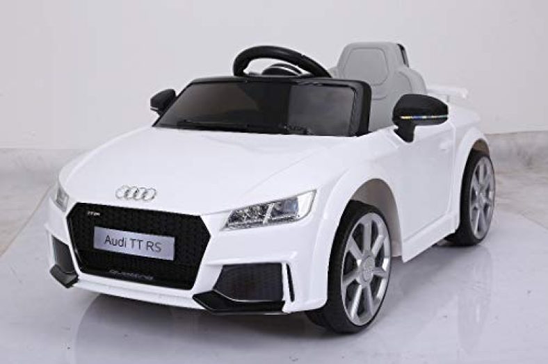Brunte Audi Tt Rs Plus Electric Motor Car-Battery Operated Remote Control Ride On Car With Light And Music