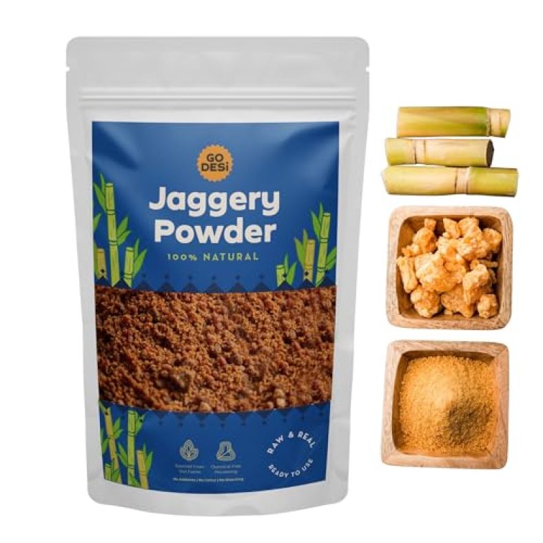 Go Desi Jaggery Powder 500G, Gur, Gud, Pure And Natural