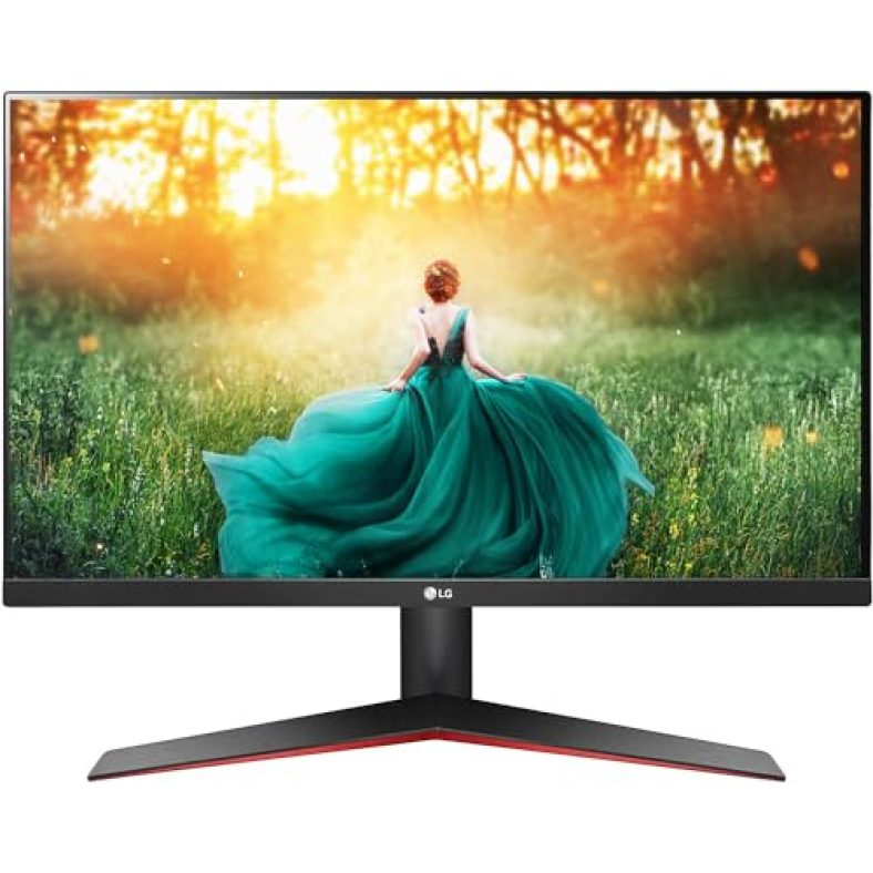 Lg Electronics 24 Inch (60.9Cm) Full Hd Monitor With Ips Panel(1920X1080 Pixel),1Ms,75Hz,Amd Free-Sync With Gaming Mode,3-Side Borderless Design,Vga,Hdmi,Display Port,Tilt Stand – 24Mp60G (Black)