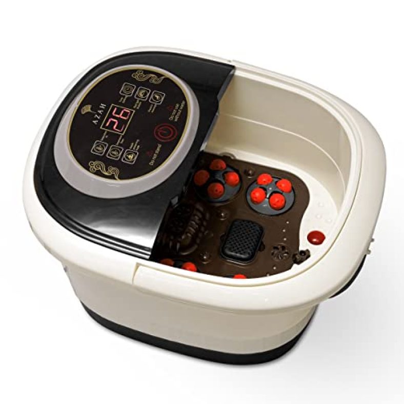 Foot Massager For Pain Relief By Azah 1 Year Warranty Foot Spa Machine, Leg Massager For Home Pain Relief | Soothing Feet Massager Ultimate Foot Massage & Relaxation Pedicure Machine