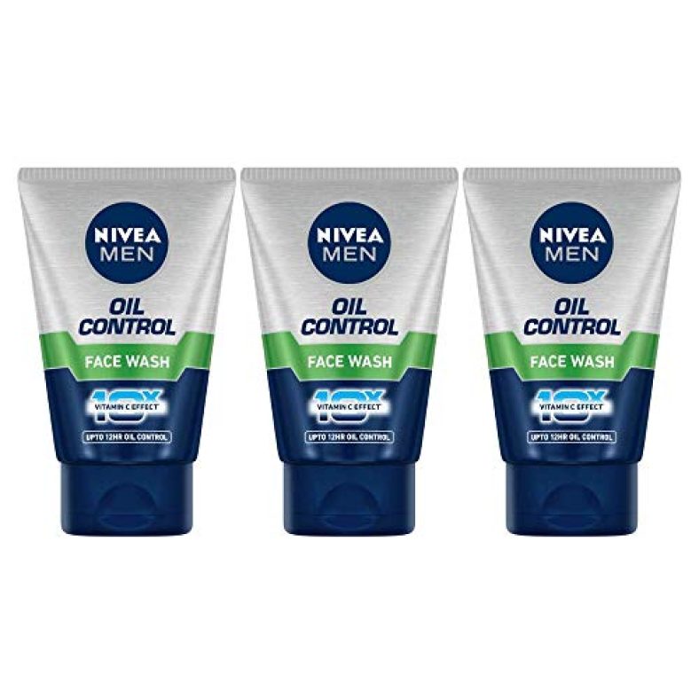 Nivea Oil Control Face Wash, 100Ml (Pack Of 3)
