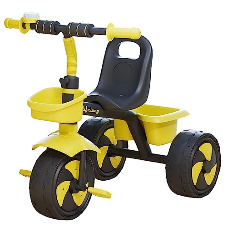 Lifelong Trike Cycle For Kids Cycle 2 – 5 Years – Tricycles For Boy & Girl – Baby Cycle – Bicycle For Kids – Bike For Kids With 3 Eva Wheels, Bell & Basket For Toys -Durable Tricycle 30Kg Capacity