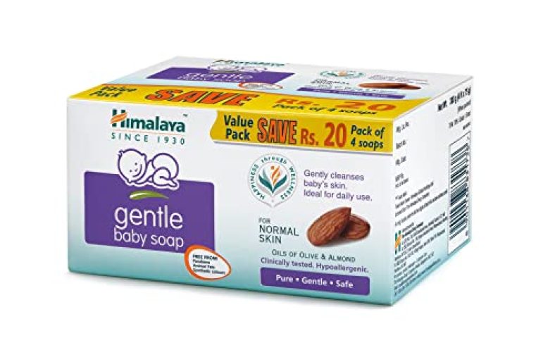 Himalaya Gentle Baby Soap Value Pack, 4 * 75G