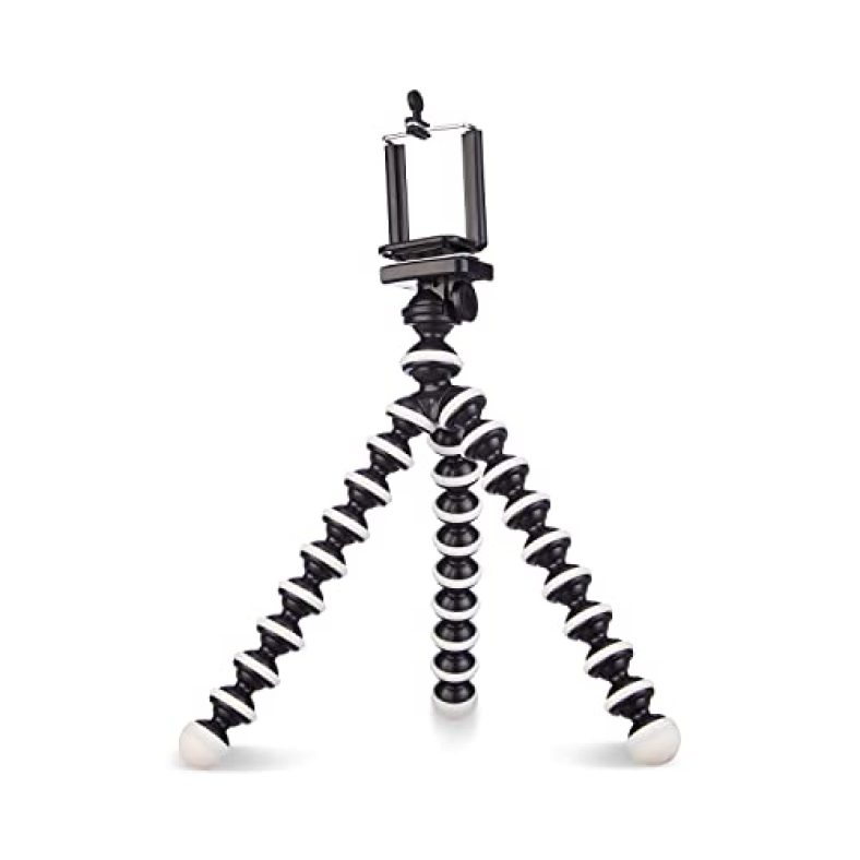 Amazon Basics Gorilla Tripod/Mini Tripod For Mobile Phone With Phone Mount With Flexible Gorilla Stand For Dslr, Action Cameras, Ring Lights, Panel Reflectors, Umbrellas, And Flashlights (13 Inch)