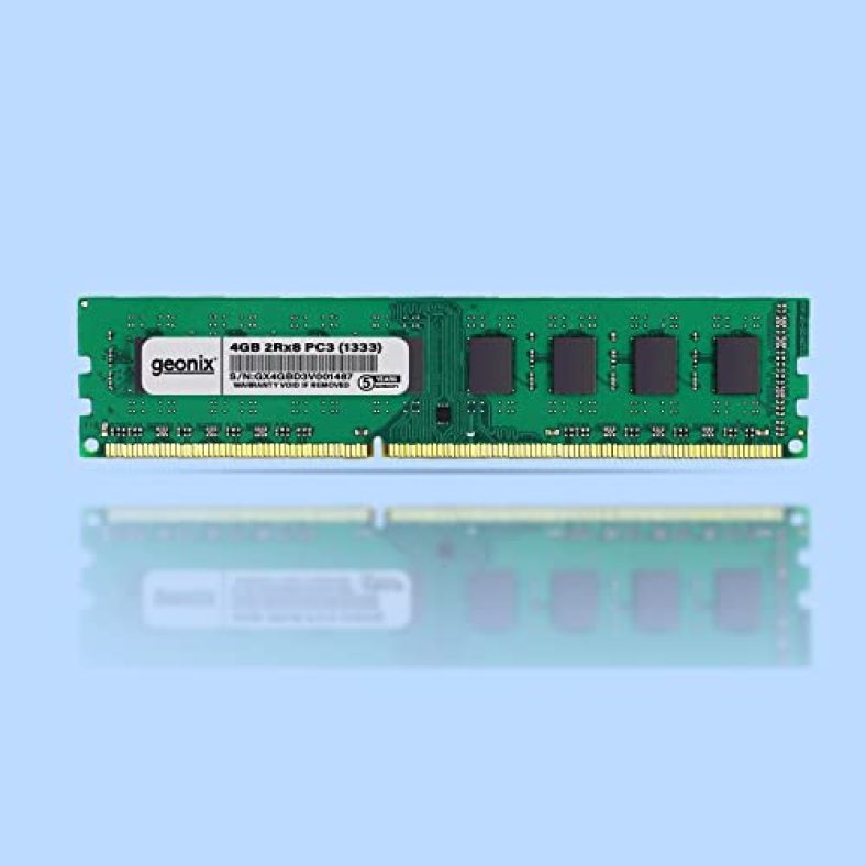 Geonix Desktop Ram, 4 Gb Ddr3, Frequency-1333 Mhz, (8X2) Ic, 240 Pin, 5 Years Warranty
