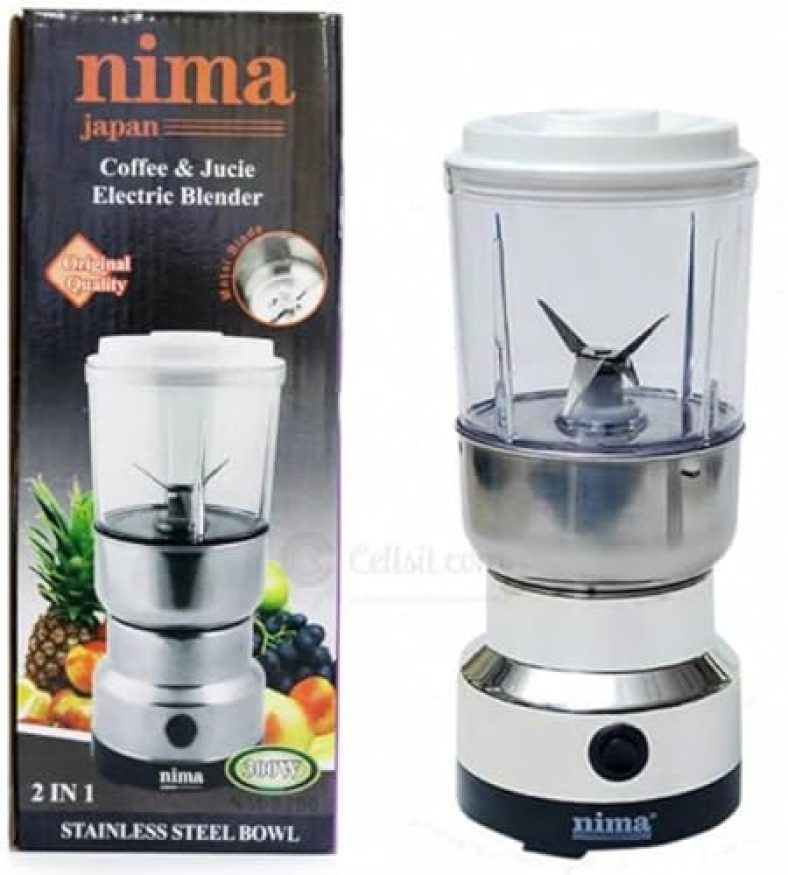 Meera’S Era 2 In 1 Electric Coffee Mixer Grinder Juicer Spice Grinder Electric Coffee Grinder & Juicer, Coffee Bean Grinder 300W Juicer Mixer Grinder (1 Jar, Multicolour)
