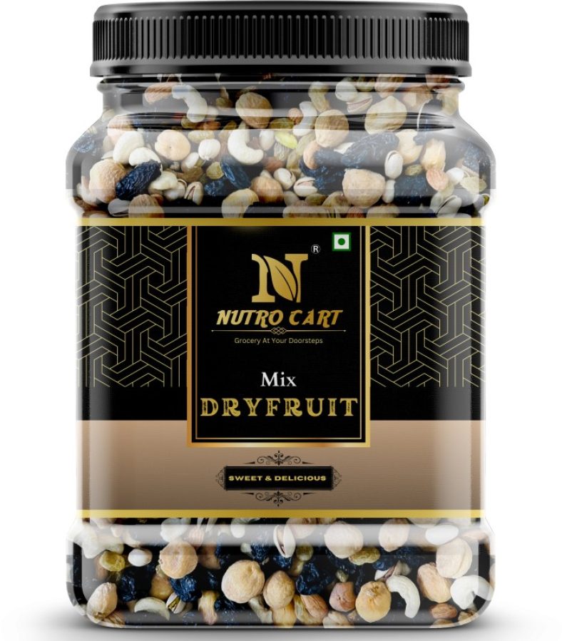 Nutro Cart Mix Dry Fruits [Almonds, Cashews, Raisins, Pistachios,Apricot,] Almonds (1 Kg)(1 Kg)