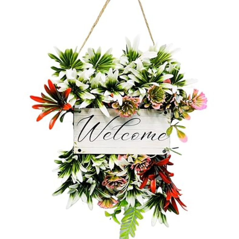 Akaar Decor’S Diverse Wall Hangings | Decorative Wall Art Mdf Wooden Wall Hanger For Living Room | Bedroom | Office | Gift | Wall Hanging For Home Decoration (Welcome_Foliage)