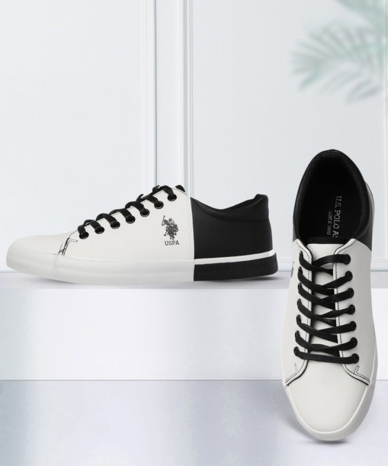 U.S. Polo Assn. Sneakers For Men(White)