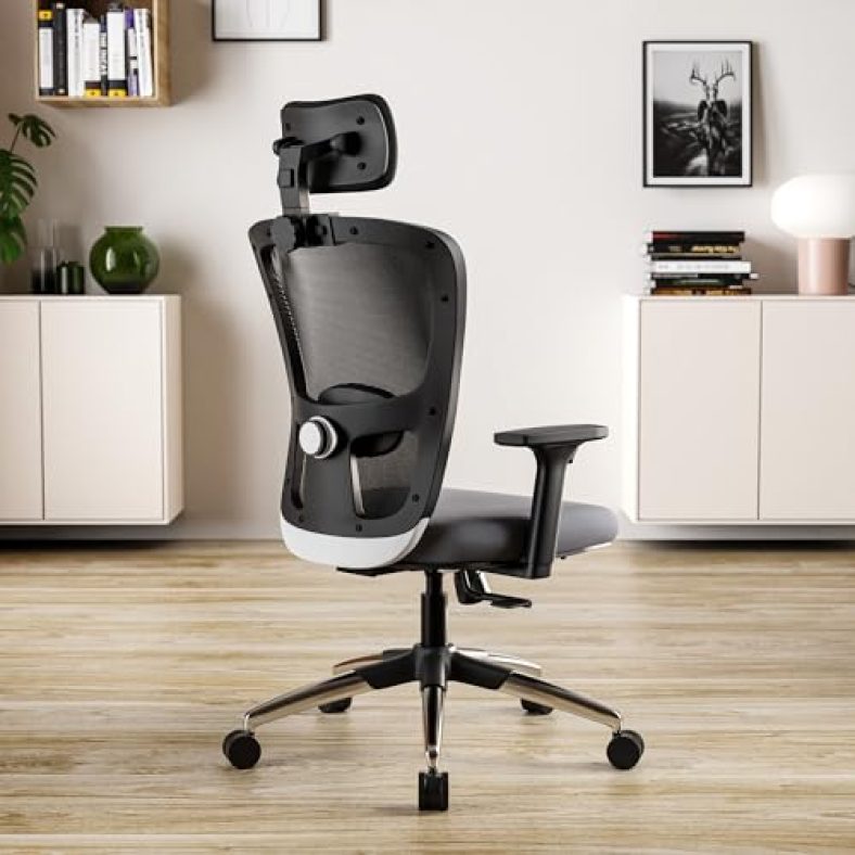 Green Soul® | Jupiter Superb | Office Chair | 3 Years Warranty | Smart Multi-Tilt Lock Mechanism | Ergonomic Chair For Home & Office | High Back (Black & Grey)