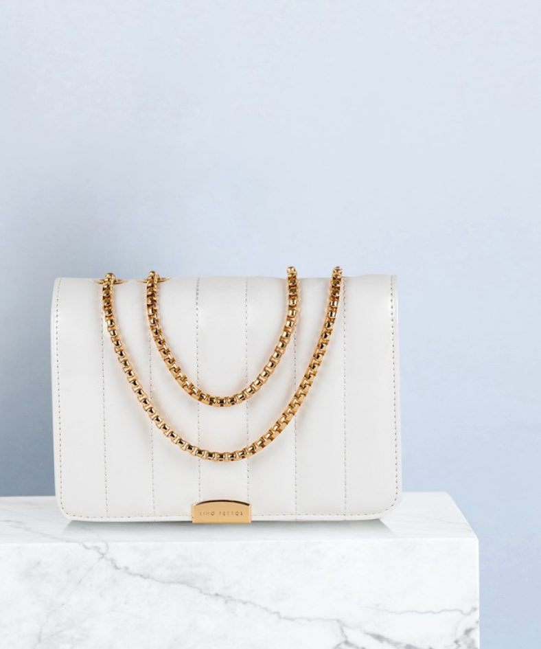 Lino Perros Women White Satchel