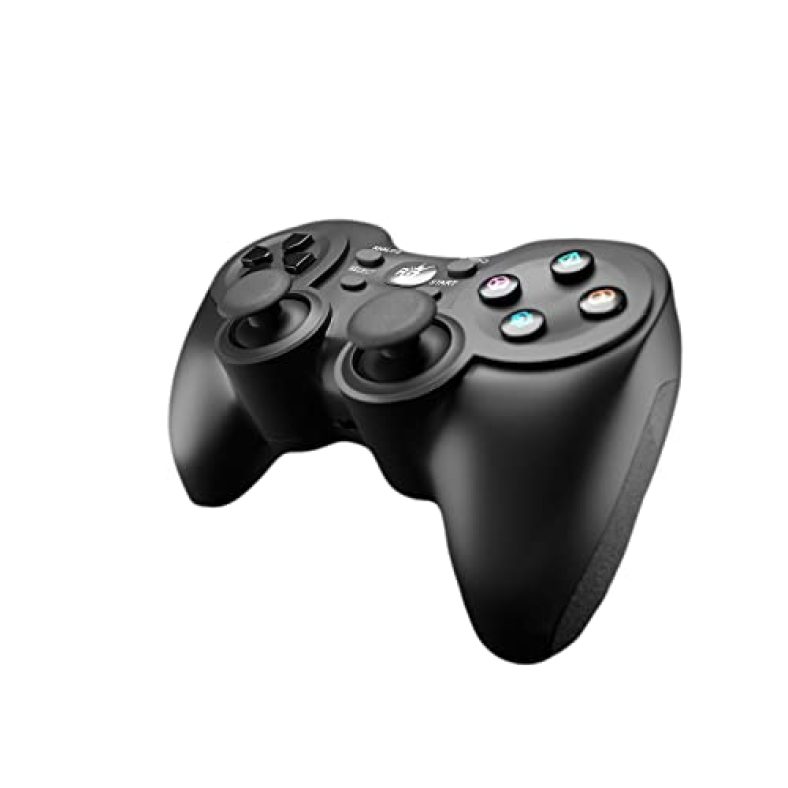 Redgear Elite V2 Wireless Gamepad With 2.4Ghz Wireless Technology, 2 Digital Triggers, 2 Analog Sticks, Integrated Dual Intensity Motor For Pc(Black)