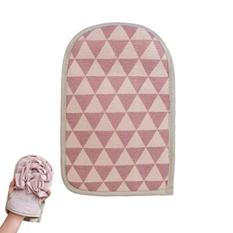 Exfoliating Gloves For Dead Skin By Azah 2 In 1 Body Dead Skin Remover & Tan Removal For Smooth Clear Skin