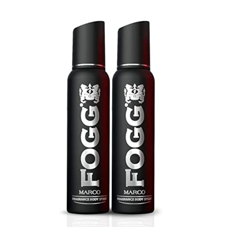Fogg Marco No Gas Deodorant For Men, Long-Lasting Perfume Body Spray, 2 X 150Ml (Pack Of 2)