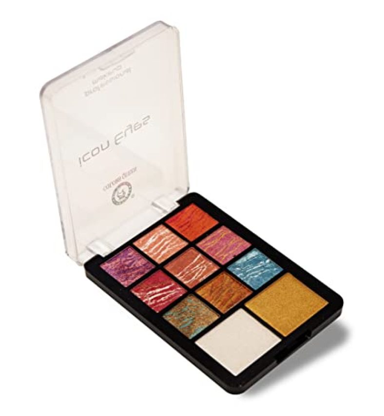 Colors Queen Eyeshadow Palette With Highlighter, Highly Pigmented, Long Lasting, Lightweight &Easily Blendable, 001 (15 G)