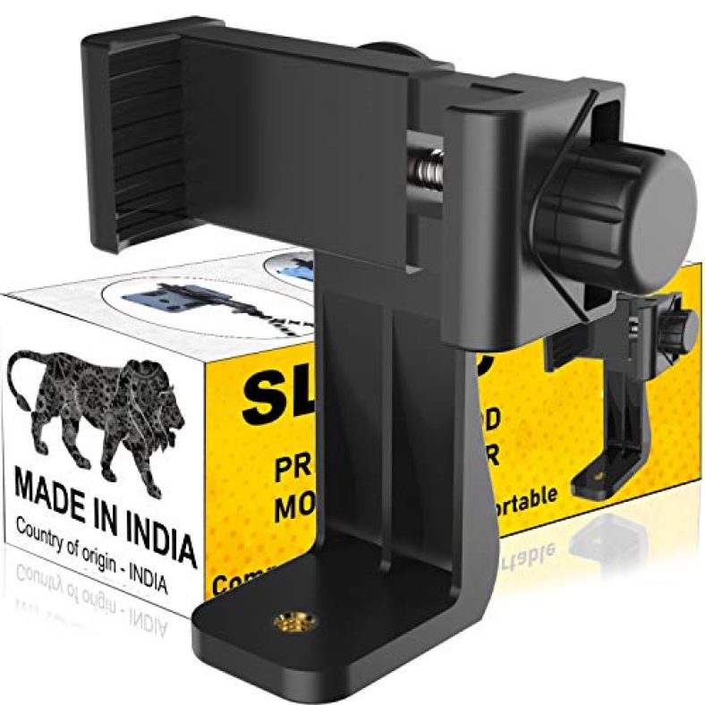 Slovic® Tripod Mount Adapter| Tripod Mobile Holder|Tripod Phone Mount(Made In India)| Smartphone Clip Clipper 360 Degree For Taking Magic Video Shots & Pictures.