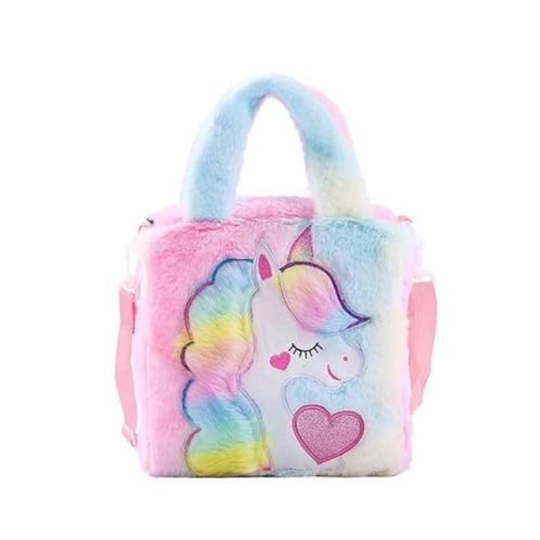 Fargo Unicorn Multicolor Toddler Bag Princess Cute Crossbody Handbags Gift For Girls