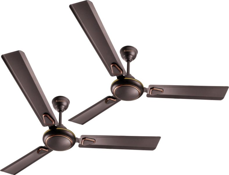 Longway Kiger P2 1200 Mm Ultra High Speed 3 Blade Ceiling Fan(Smoked Brown, Pack Of 2)