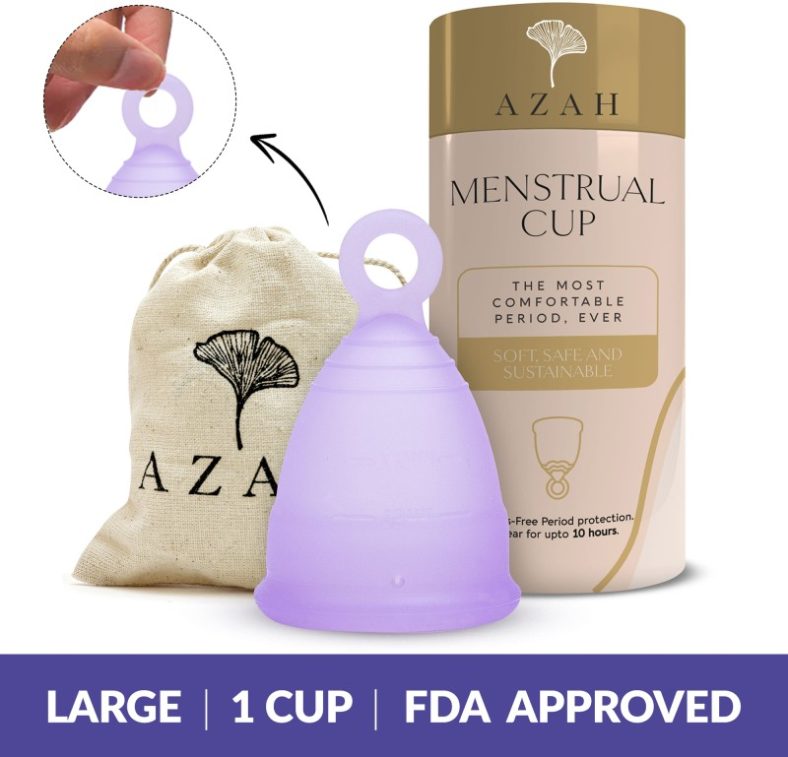 Azah Large Reusable Menstrual Cup(Pack Of 1)