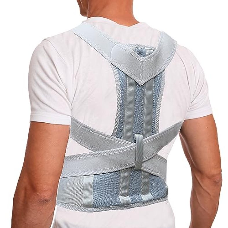 Slovic Posture Corrector For Men Back Support Belt For Back Pain Spine Posture Corrector For Women Back Straight Belt Back Posture Corrector Men Posture Belt Back Posture Corrector Women – Small