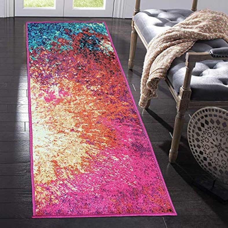 Status Contract Rugs For Living Room |(22″X55″) 3D Printed Carpet For Living Room Decor|Anti Skid Backing Home Essentials|Aesthetic Vintage Decor Carpet For Bedroom|Boho Rugs Living Room (Vintage 409)