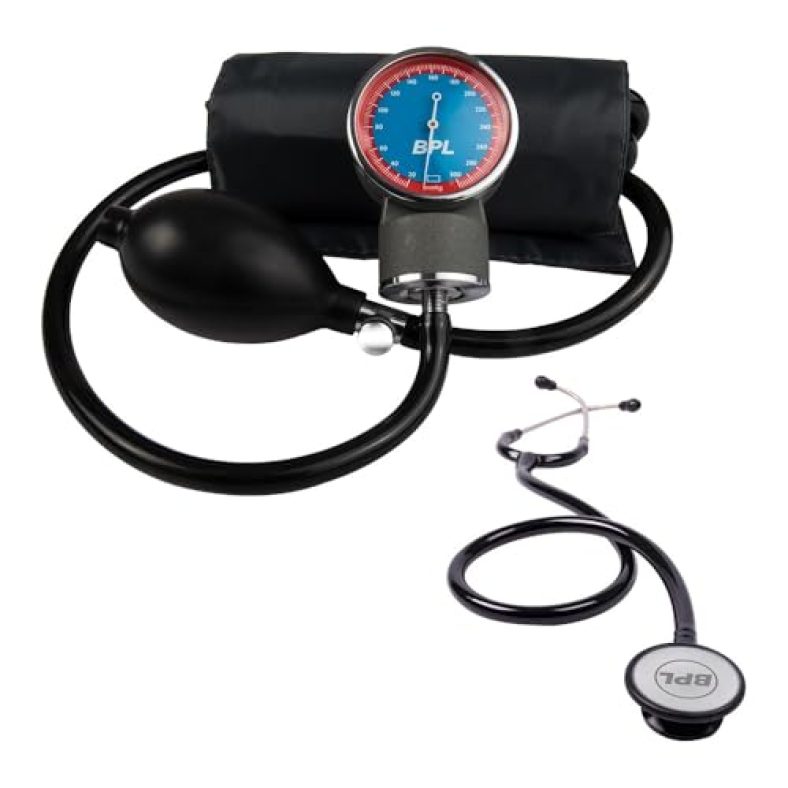 Bpl Aneroid Sphygmomanometer Manual Blood Pressure Monitor And Stethoscope