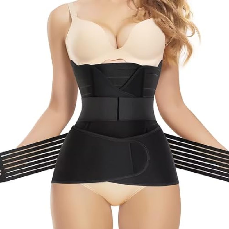 Expertomind Postpartum Belt | 3 In 1 Shaping & Support Pregnancy Belts | Post Pregnancy Abdominal Recovery | Waist Trimmer | Tummy Control Shapewear | Body Shaper After C-Section Normal Delivery