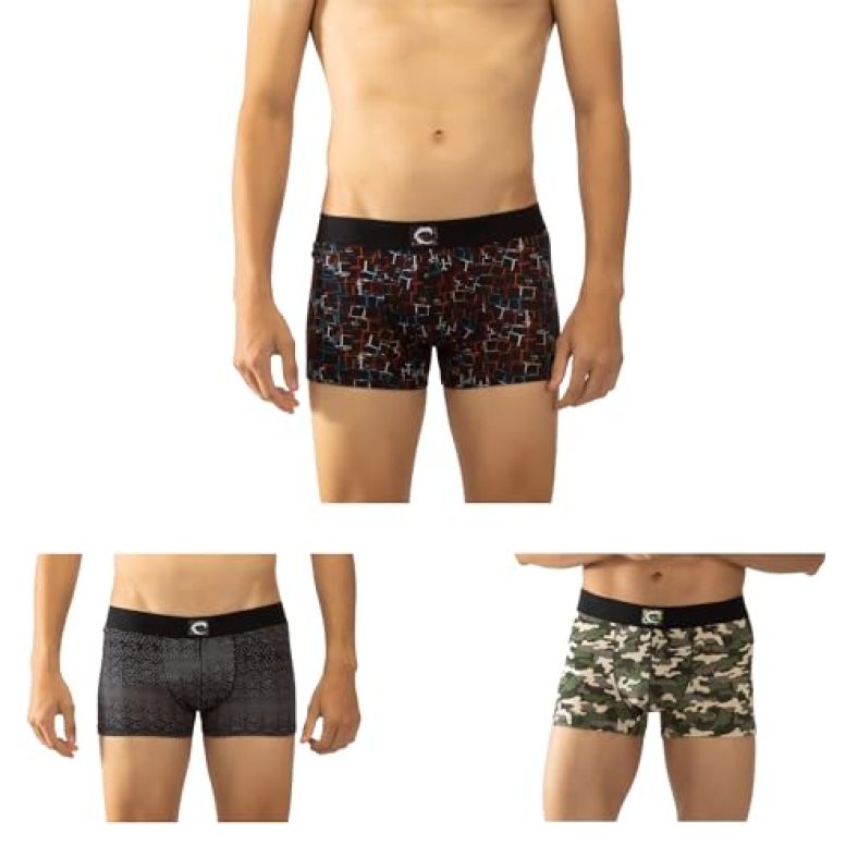 Chromozome Men Trunk Cz 401 (Pack Of 3) Xl Multi 4