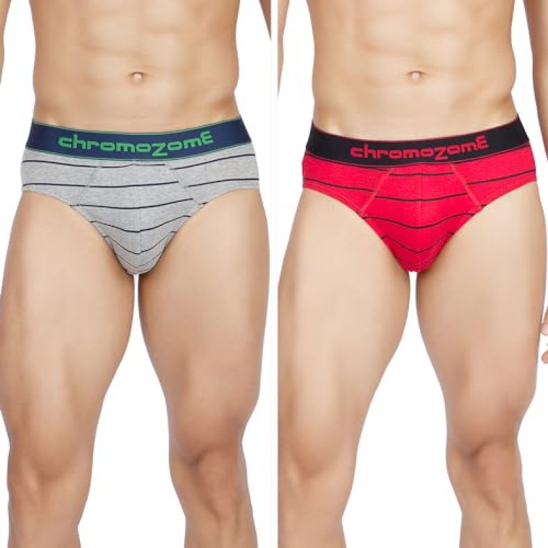 Chromozome Men Brief Cz 310 (Pack Of 2) L Multi 9