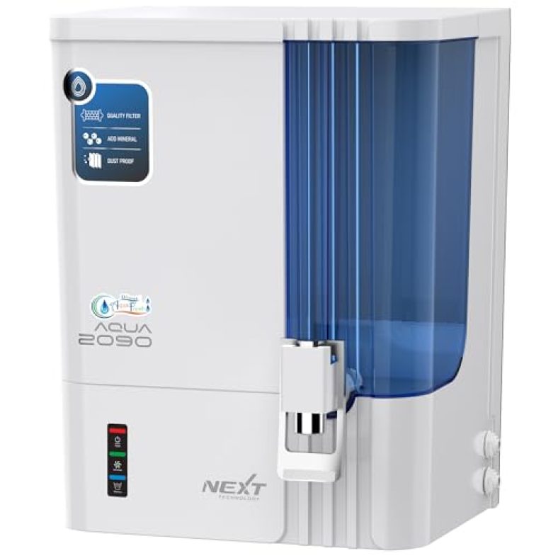 Dhanvi Aquafresh (Isi Approved) Ro Water Purifier With Ro+ Uv+Copper + Tds Controller | 10 Liter | Fully Automatic Function White Color Best For Home And Office Made In India