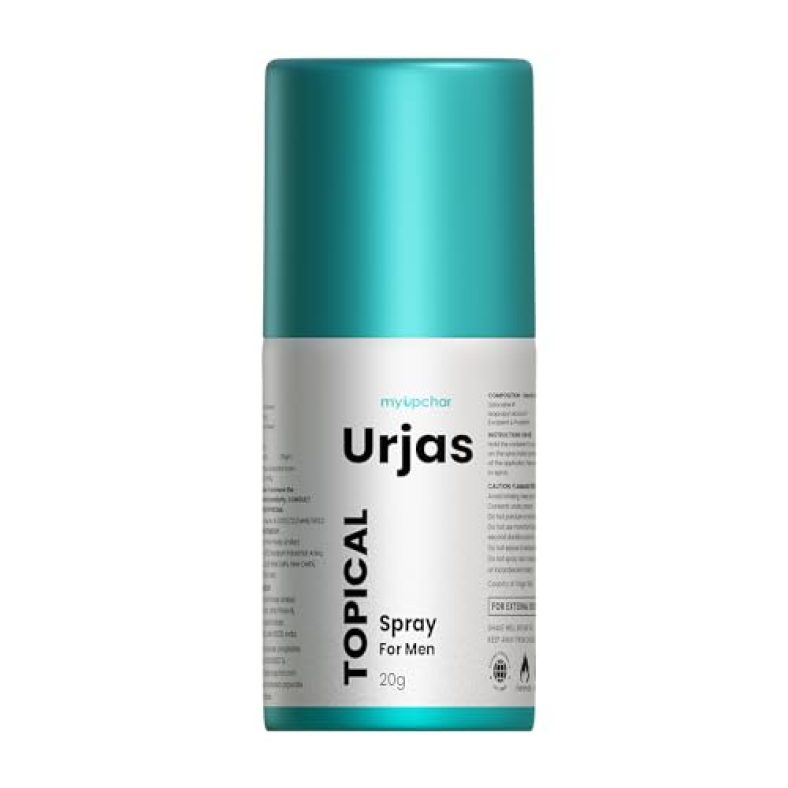 Myupchar Urjas Topical Delay Spray For Men | Non-Transferable & Non-Alcoholic | Better Quality Herbal Formula | 20G