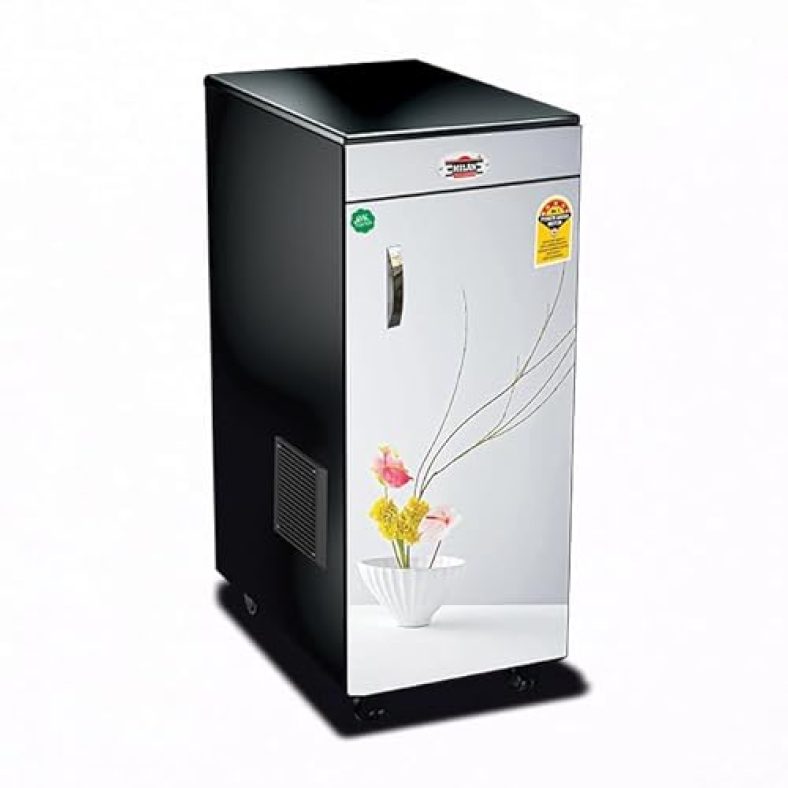 Milan Fully Automatic Domestic Flour Mill Machine – Atta Chakki, Aata Maker, Ghar Ghanti | 8-10 Kg/Hr Grinding Capacity, 4.5 Kg Hopper | 2880 Rpm Motor | Low Voltage Operation (175V)(Small Pot)