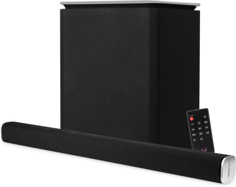 Noble Skiodo Hamal 100 W Bluetooth Soundbar(Black, Silver, 2.1 Channel)